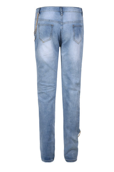 Modishshe Stylish Ripped Denim Jeans