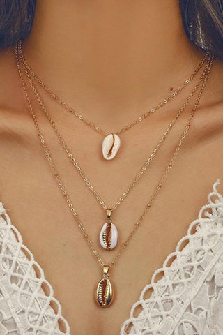 Modishshe Bohemian Multi-layer Hollow-Out Alloy Necklace