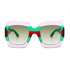 Modishshe Semi-transparent Framed Sunglasses 