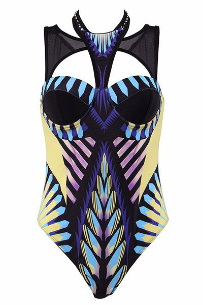 Modishshe Print One-piece Swimwear
